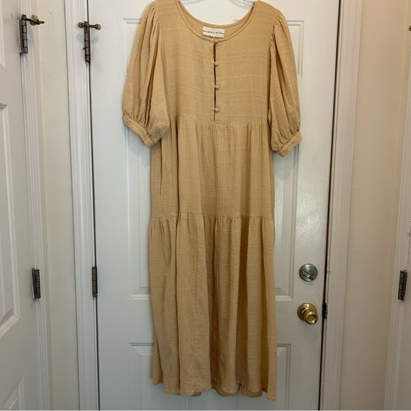 Daughters of India Ela dress in chamomile - Picture 5 of 8
